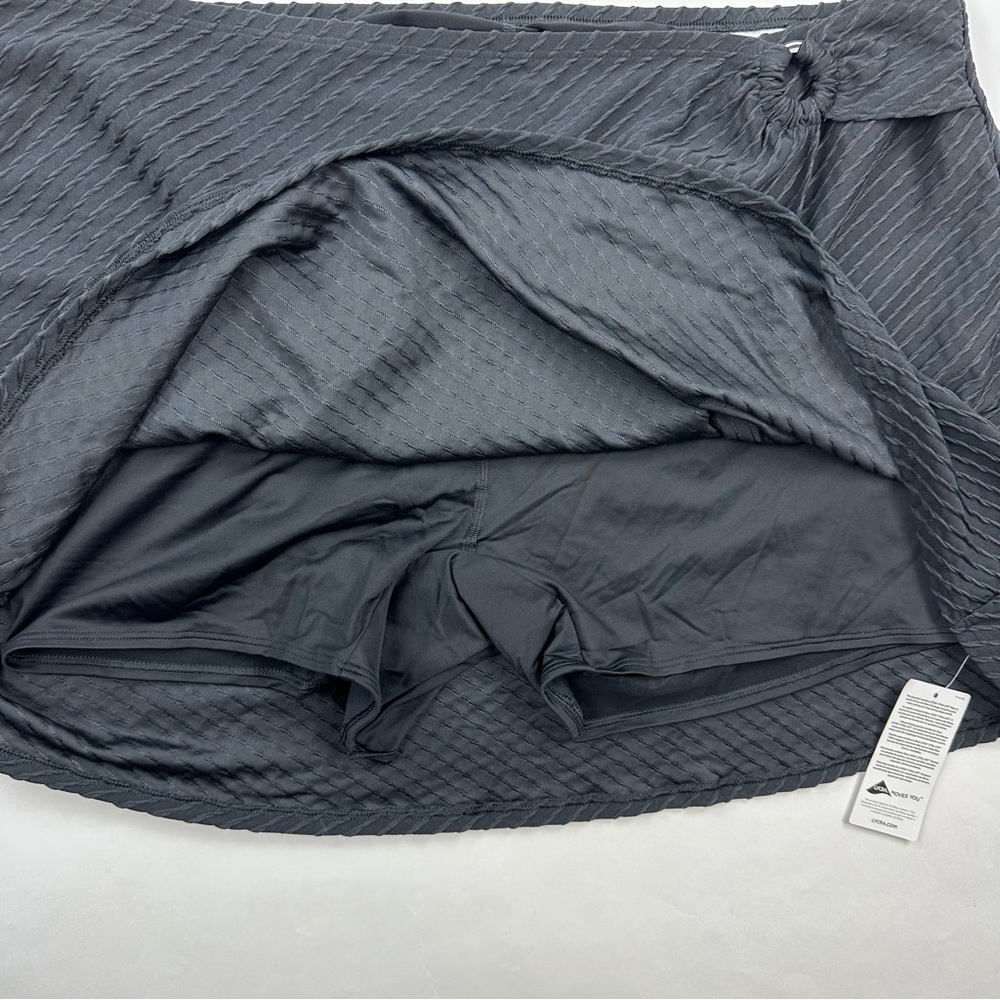 Lands’ End Black Textured Skort Size 2X - Picture 8 of 9